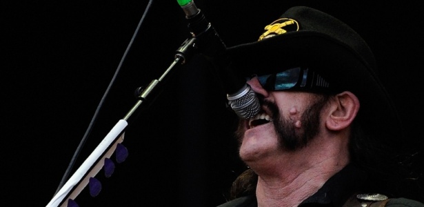 O cantor e baixista Lemmy em show do Motörhead no Rock in Rio Madri (14/06/2010) - Dani Pozo/AFP Photo