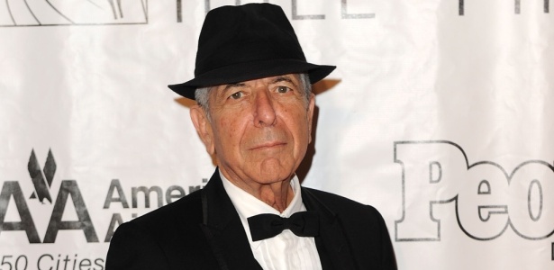 Leonard Cohen participa de evento em Nova York (17/06/2010) - Getty Images