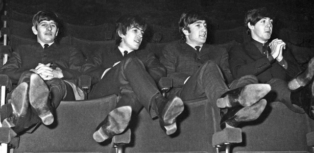 Os integrantes dos Beatles Ringo Starr, George Harrison, John Lennon e Paul McCartney - EFE