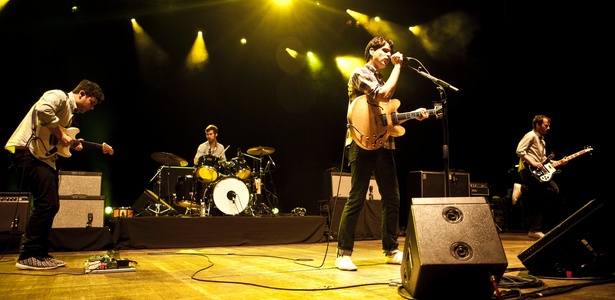 A banda Vampire Weekend que lançará seu terceiro álbum em maio - Roberto Setton/UOL
