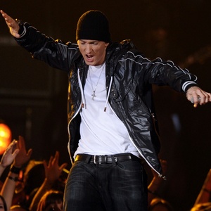 Eminem durante apresentação no Grammy 2010. Cantor deve lançar novo álbum em maio - Getty Images