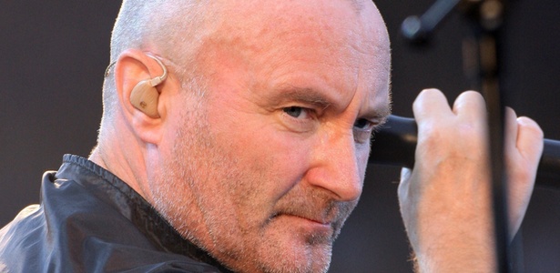 Phil Collins vai voltar a cantar ao vivo desde o anúncio de sua aposentadoria, em 2011 - JACQUES DEMARTHON/AFP