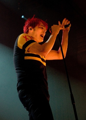 Gerard Way canta em show do My Chemical Romance em Barcelona (05/03/2011) - Getty Images