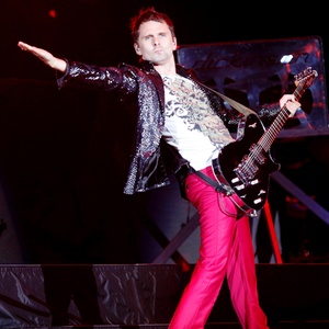 O cantor e guitarrista Matthew Bellamy em show do Muse em São Paulo (09/04/2011) - Lucas Lima/UOL
