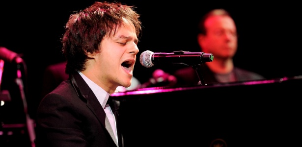 Jamie Cullum durante apresentação no The Prince"s Trust Rock Gala 2010, no Royal Albert Hall, em Londres (17/11/2010) - Getty Images