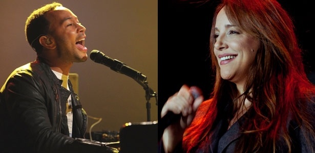 John Legend e Ana Carolina vão dividir o palco em São Paulo - Montagem UOL
