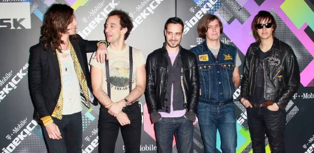 O quinteto norte-americano Strokes: banda é atração principal do evento - Getty Images
