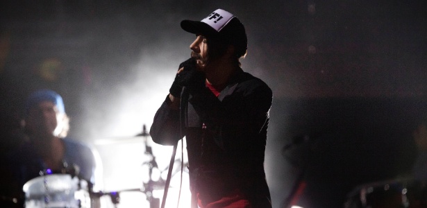 O vocalista Anthony Kiedis, do Red Hot Chili Peppers, em show da banda em Buenos Aires, na Argentina (18/09/2011)