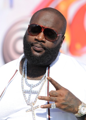 O rapper Rick Ross no BET Awards, em Los Angeles   - AP