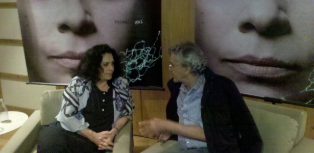A cantora Gal Costa e o músico Caetano Veloso durante coletiva de imprensa do lançamento do novo CD de Gal, no Hotel Emiliano, em São Paulo (30/11/11) - Mariana Tramontina/UOL