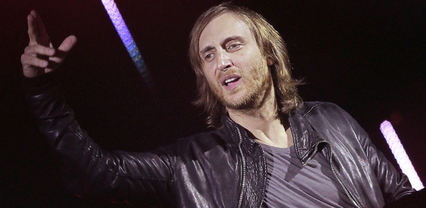 David Guetta durante apresentação no Pavilhão de Exposições do Anhembi, em São Paulo (07/01/2012)