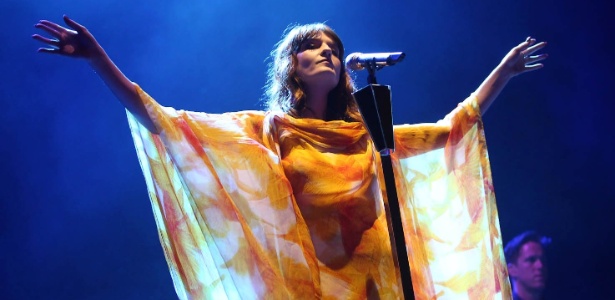 A banda inglesa Florence and the Machine em show no festival Summer Soul, em São Paulo (24/1/12) - Photo Rio News