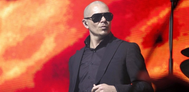 Rapper Pitbull se apresenta em Madri (27/01/12)