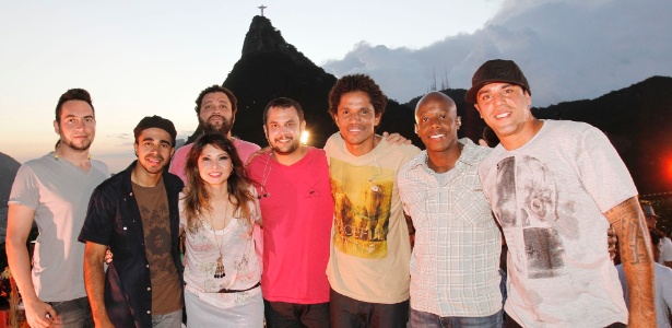 Natiruts grava novo DVD acústico no Mirante Dona Marta, no Rio de Janeiro (1/2/12) - Eny Miranda/UOL