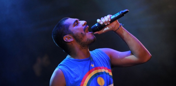 O rapper Criolo durante apresentação no último dia do Rec-Beat, em Recife (PE) (21/2/2012) - Caroline Bittencourt/Divulgação