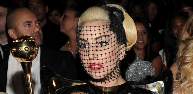 Lady Gaga durante o Grammy, em Los Angeles (12/2/12) - Larry Busacca/Getty Images